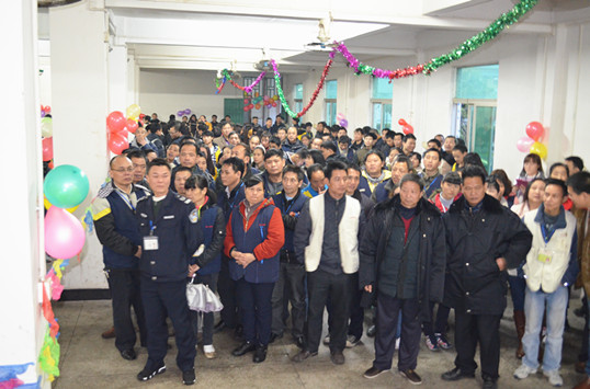 僑洋實業伙伴們準備入席